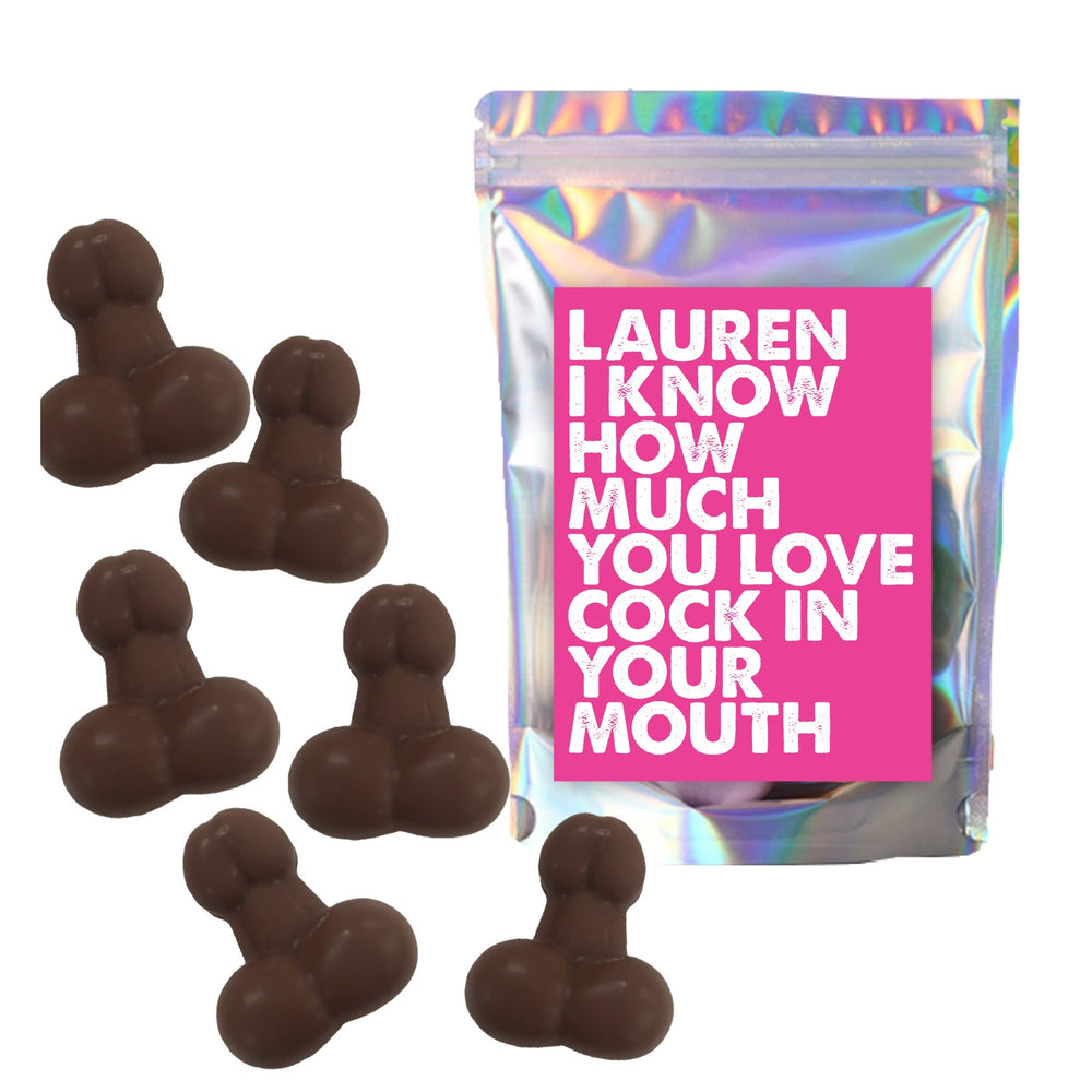 Bag Of Choc Dicks - Personalised Love Cock #2 image
